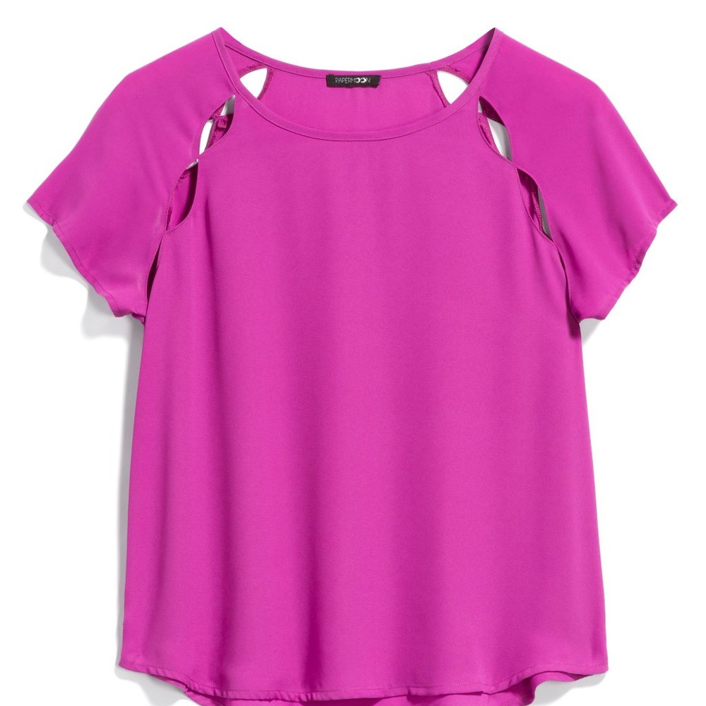 Papermoon Octavia Cutout Detail Blouse;Stitchfix